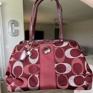 Coach Maroon Bag